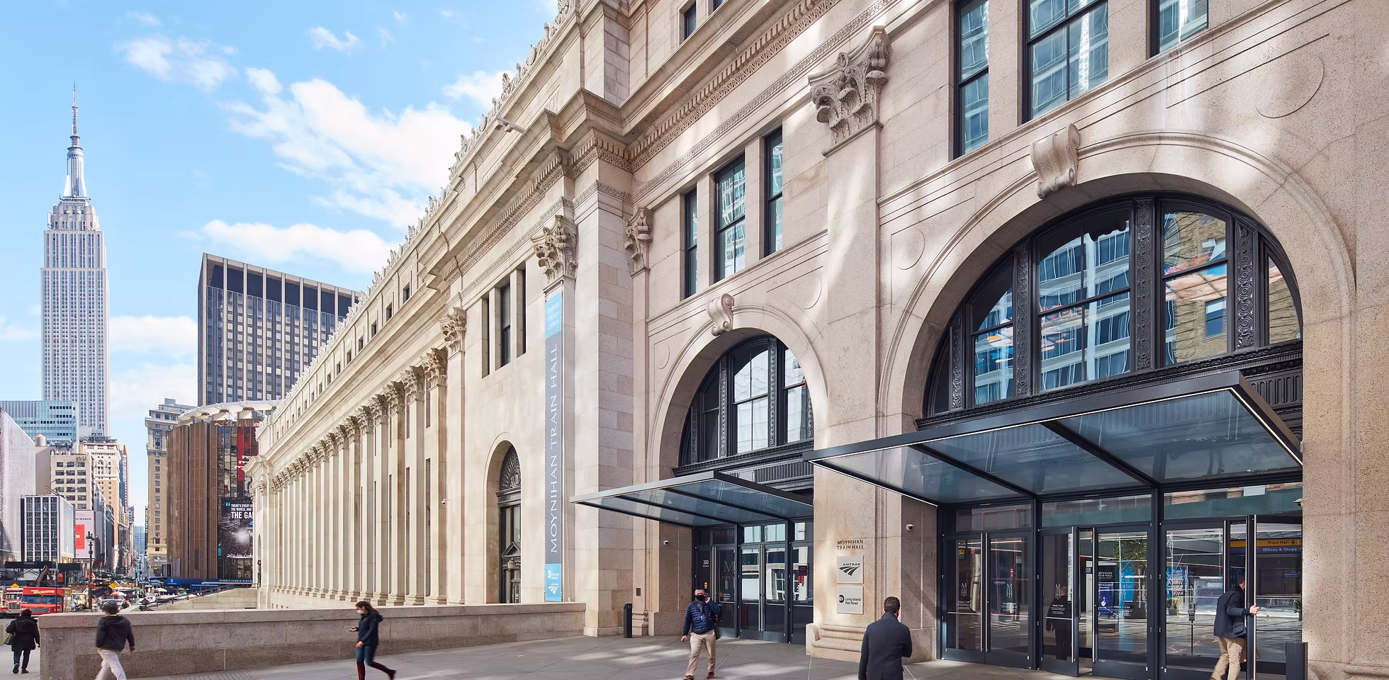 Classical European stone facade