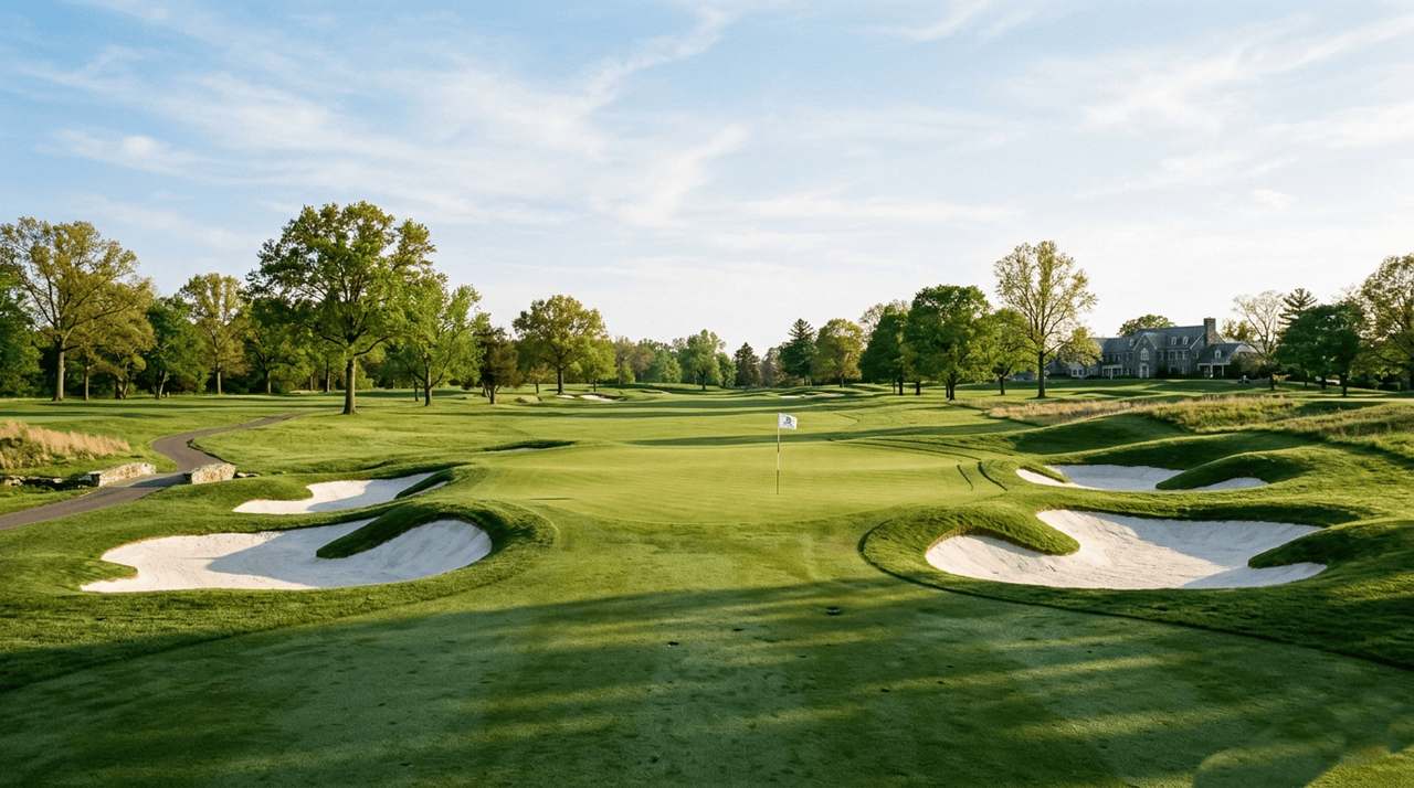 PGA golf course artwork