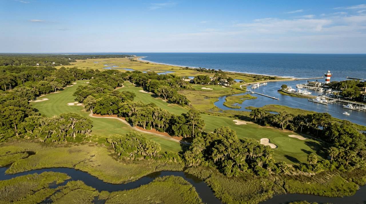 Heritage golf course artwork