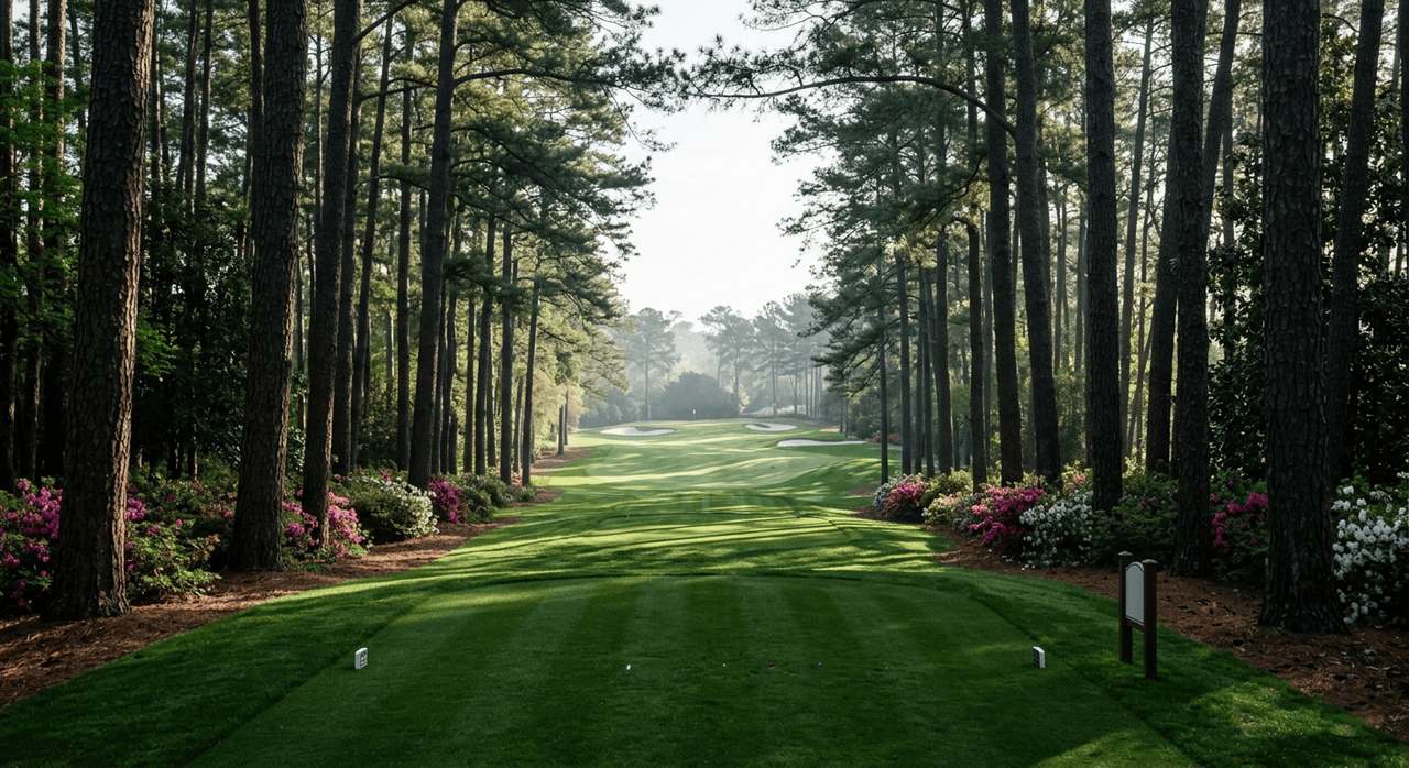 Masters golf course artwork