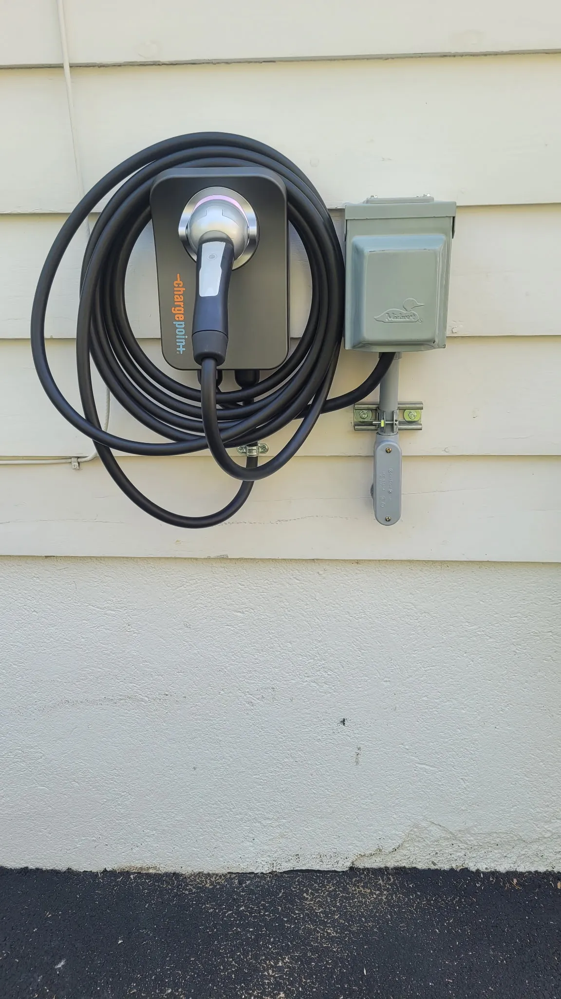 Electrician at work