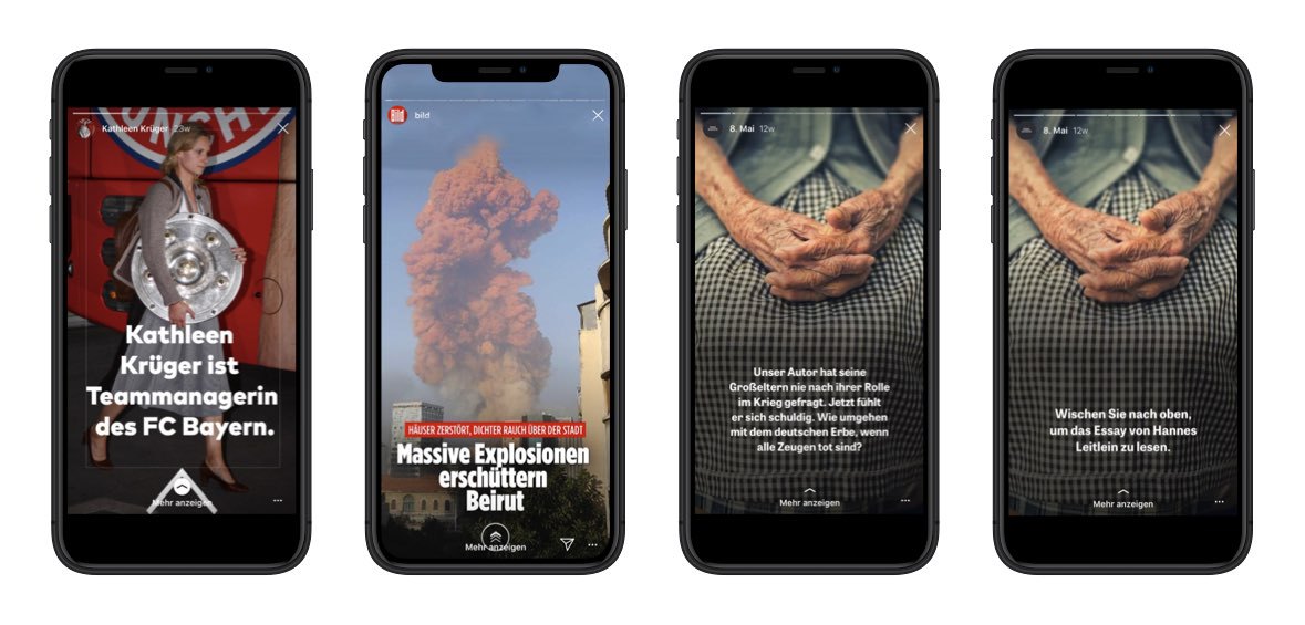 Instagram Stories als Form einer digitalen Ausgabe