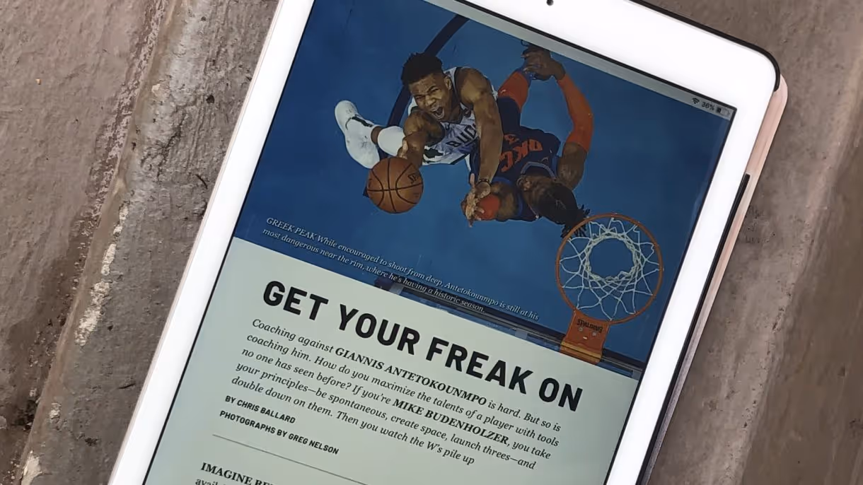 Apple News Plus Magazine Look