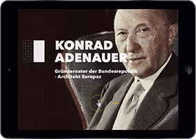 Konrad Adenauer as great storytelling example