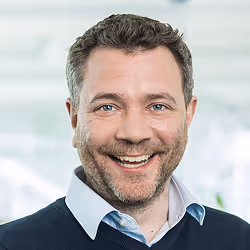 Portraitfoto vom Gründer und CTO bei Purple, Benjamin Kolb.