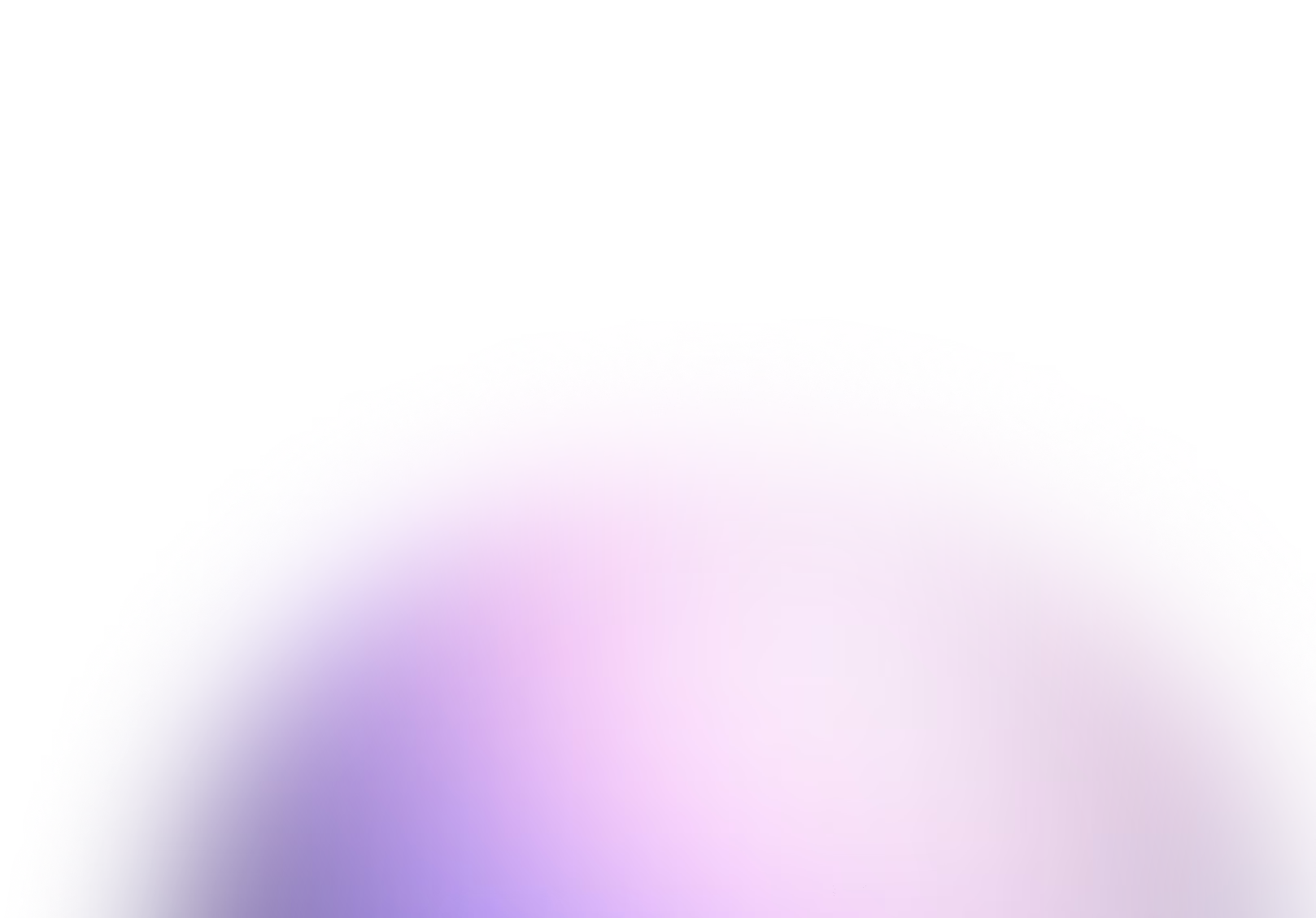 Leuchtender, halb sichtbarer lila-pinker Kreis mit weichem Glow-Effekt auf schwarzem Hintergrund.