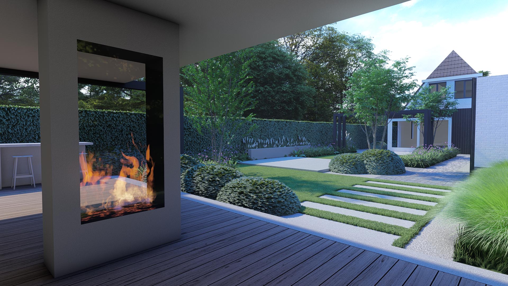 Tuinontwerp door Veenstra Design Studio