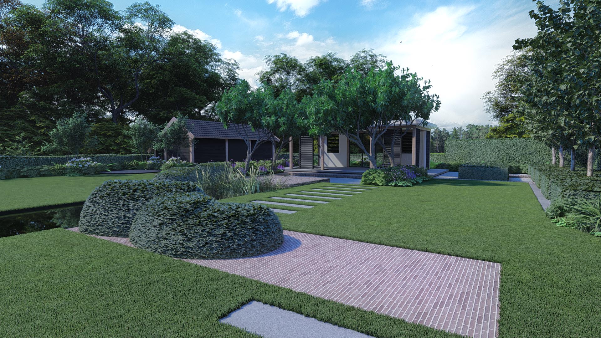 Tuinontwerp door Veenstra Design Studio
