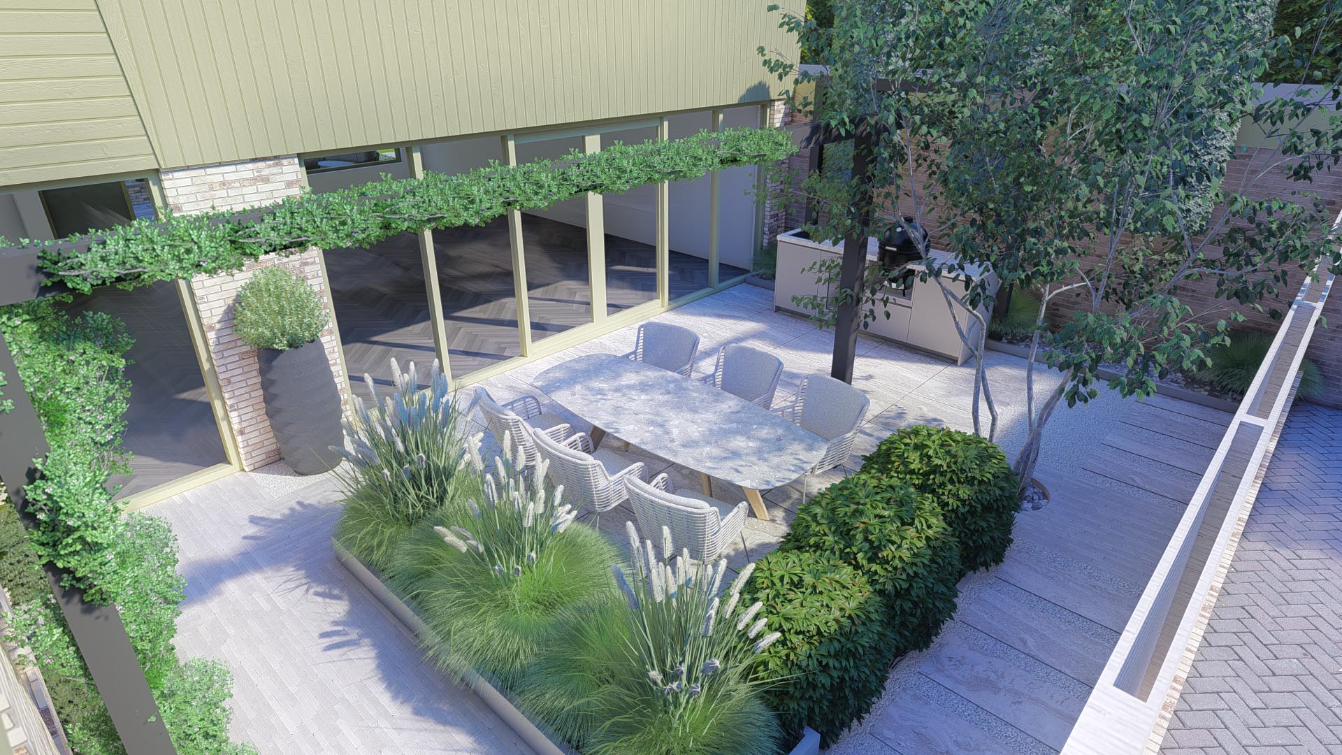 Tuinontwerp door Veenstra Design Studio