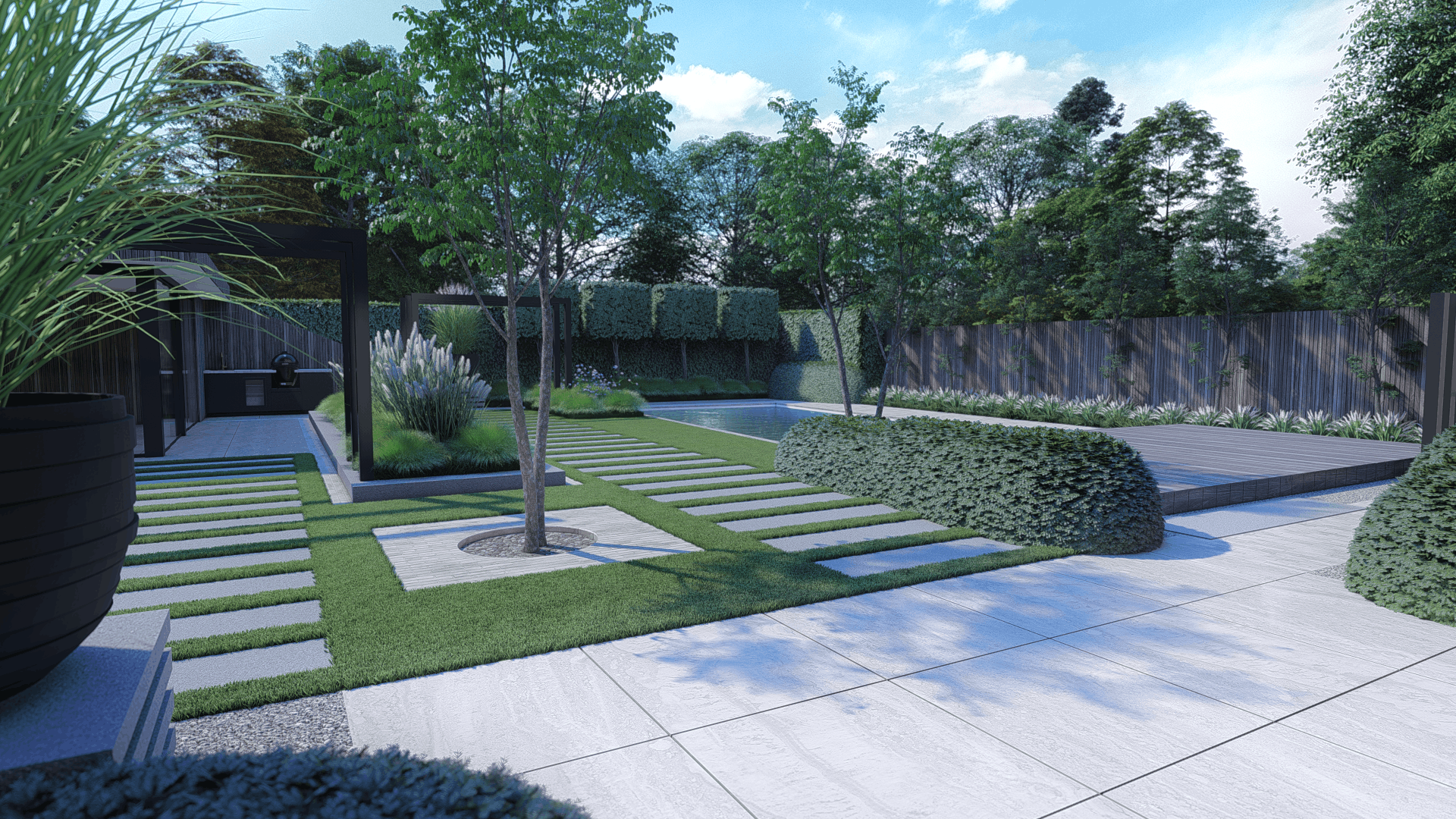 Tuinontwerp door Veenstra Design Studio