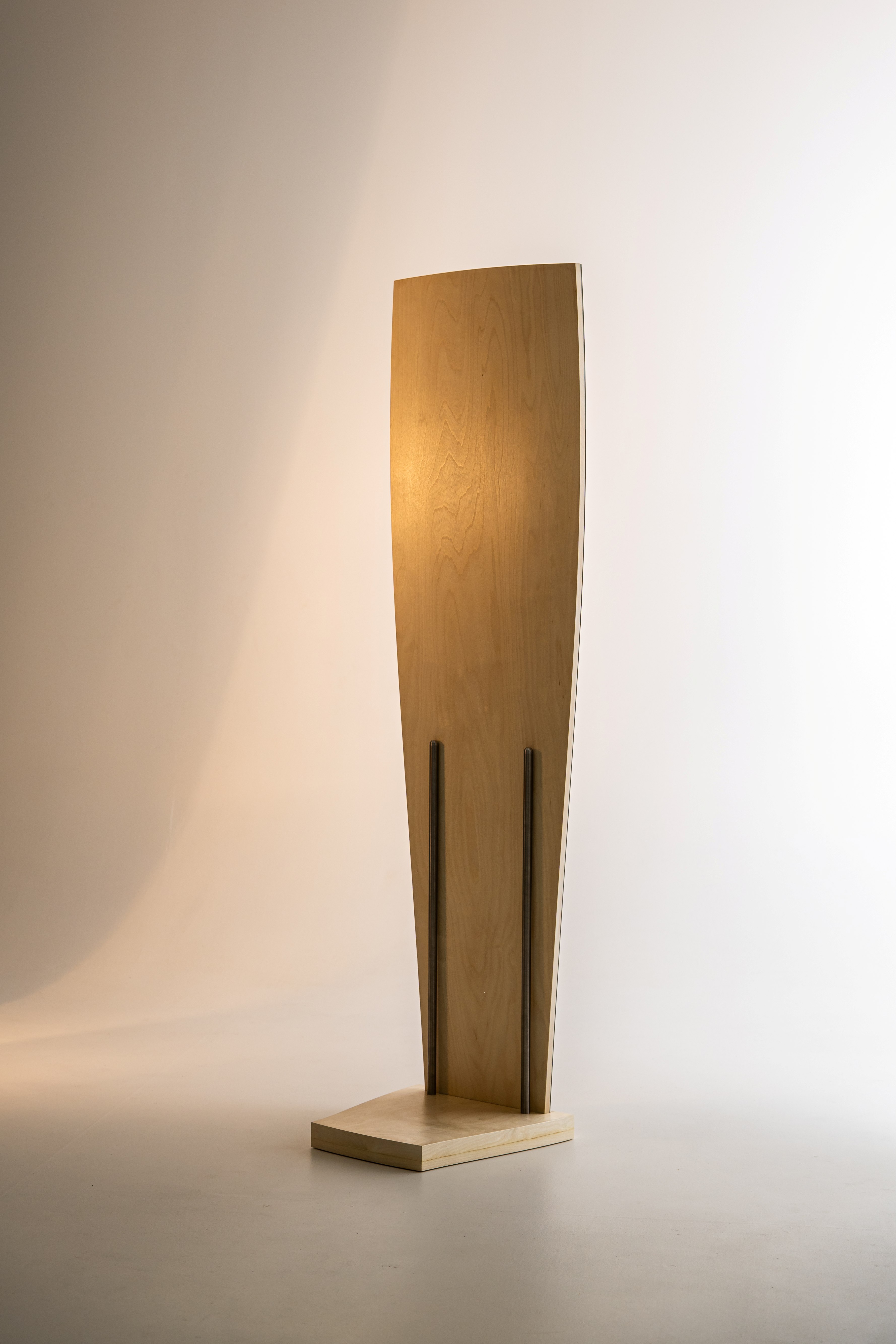 V05 mirror photographed to show its space-simulating horizon effect