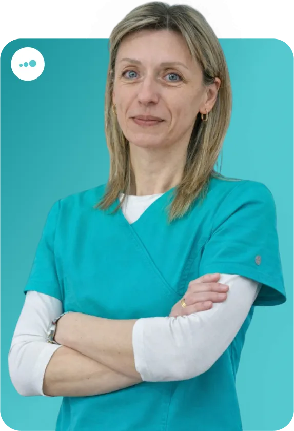 Tijana Banjac logoped u uniformi centra Fokus