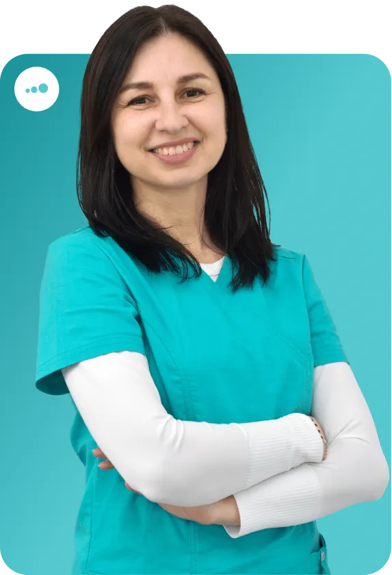 Sanja Jesić, defektolog u uniformi centra Fokus 