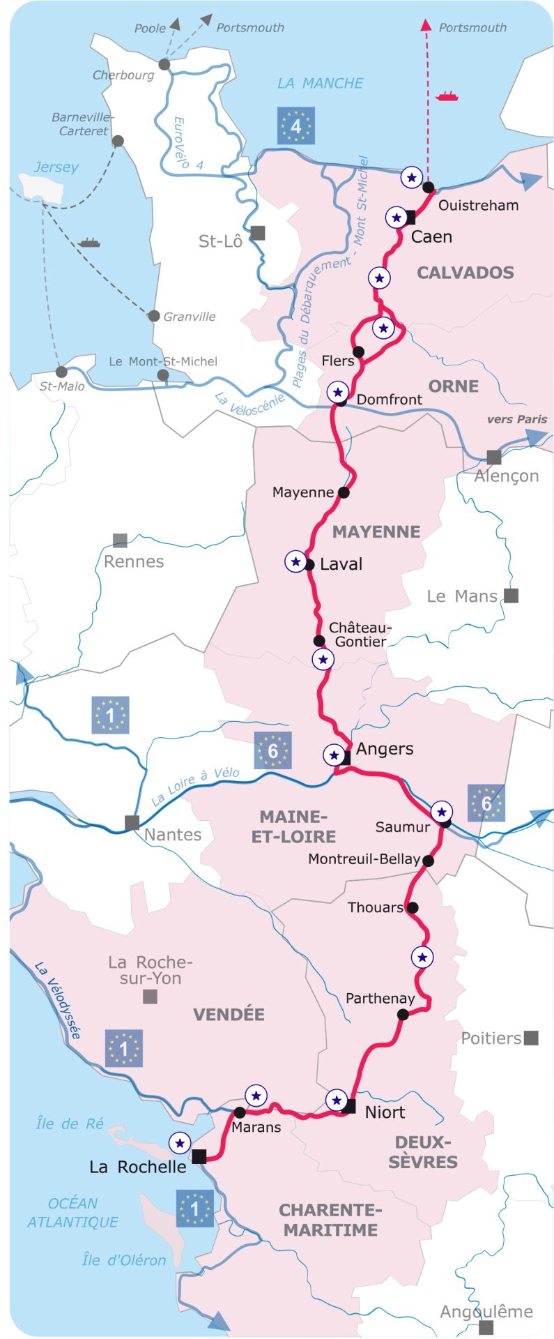 Vélo Francette: A Cycling Journey from Normandy to the Atlantic - Normandy  Tourism, France