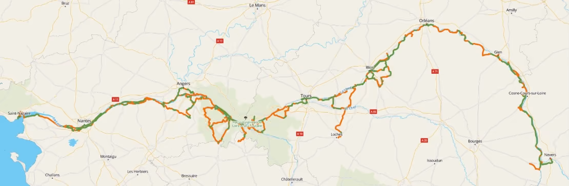 La Loire à Vélo : itinéraire cyclo touristique au bord de la Loire