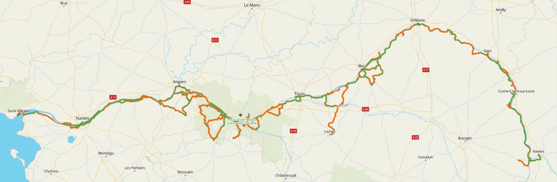 La Loire à Vélo : itinéraire cyclo touristique au bord de la Loire