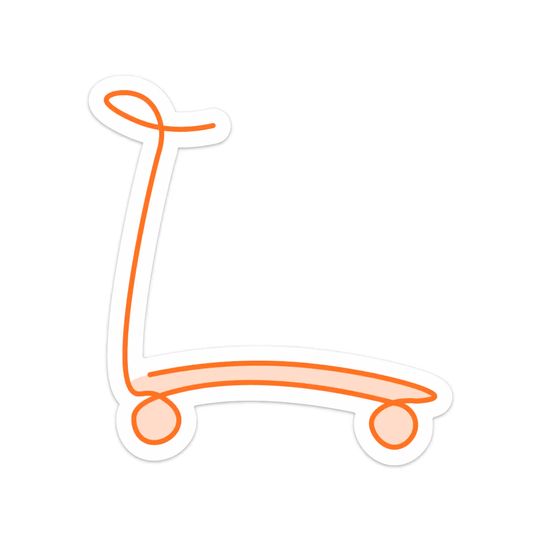 Illustration de trottinette