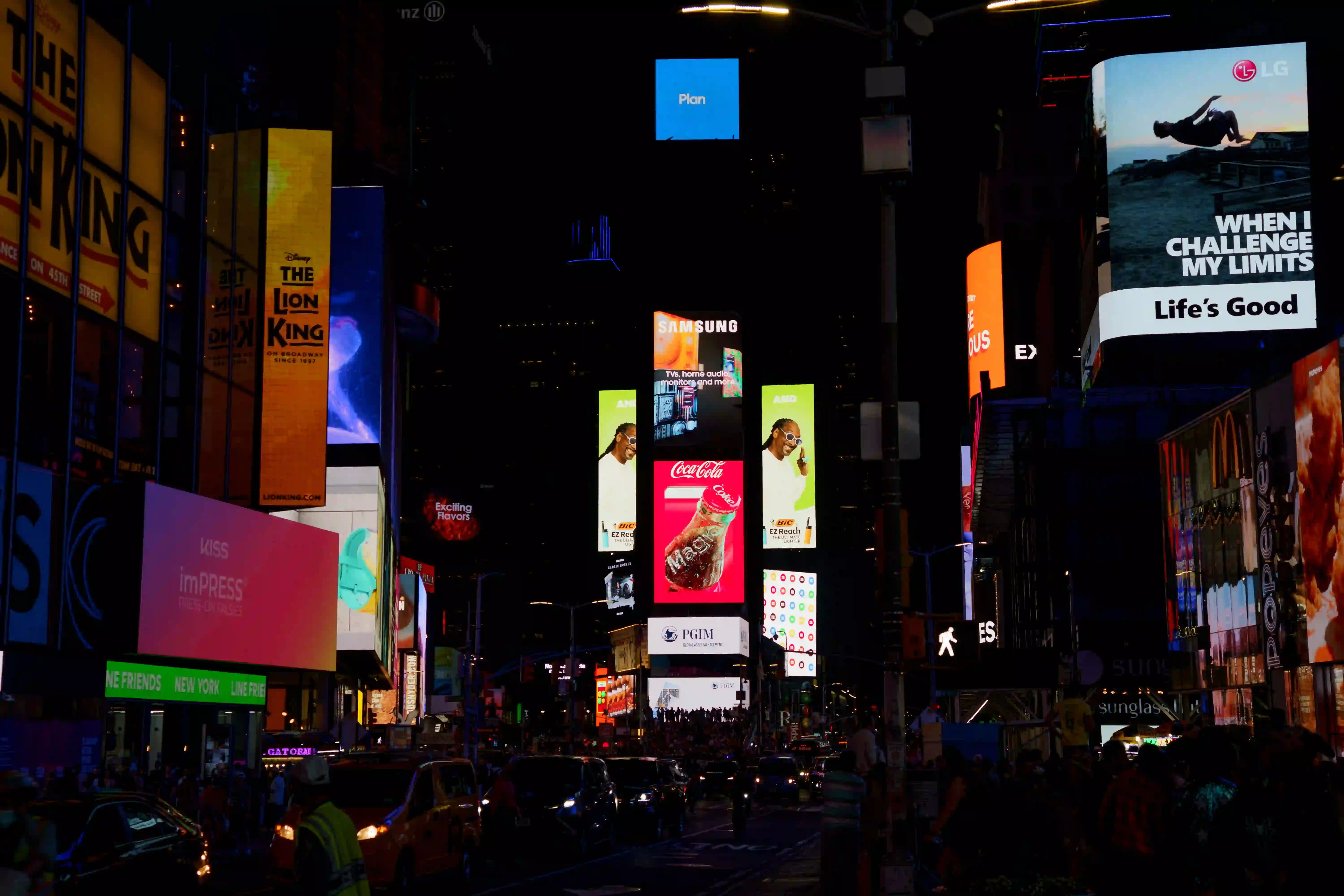Digital out-of-home (DOOH) campaign showcasing enterprise global creative production and brand consistency across international markets.