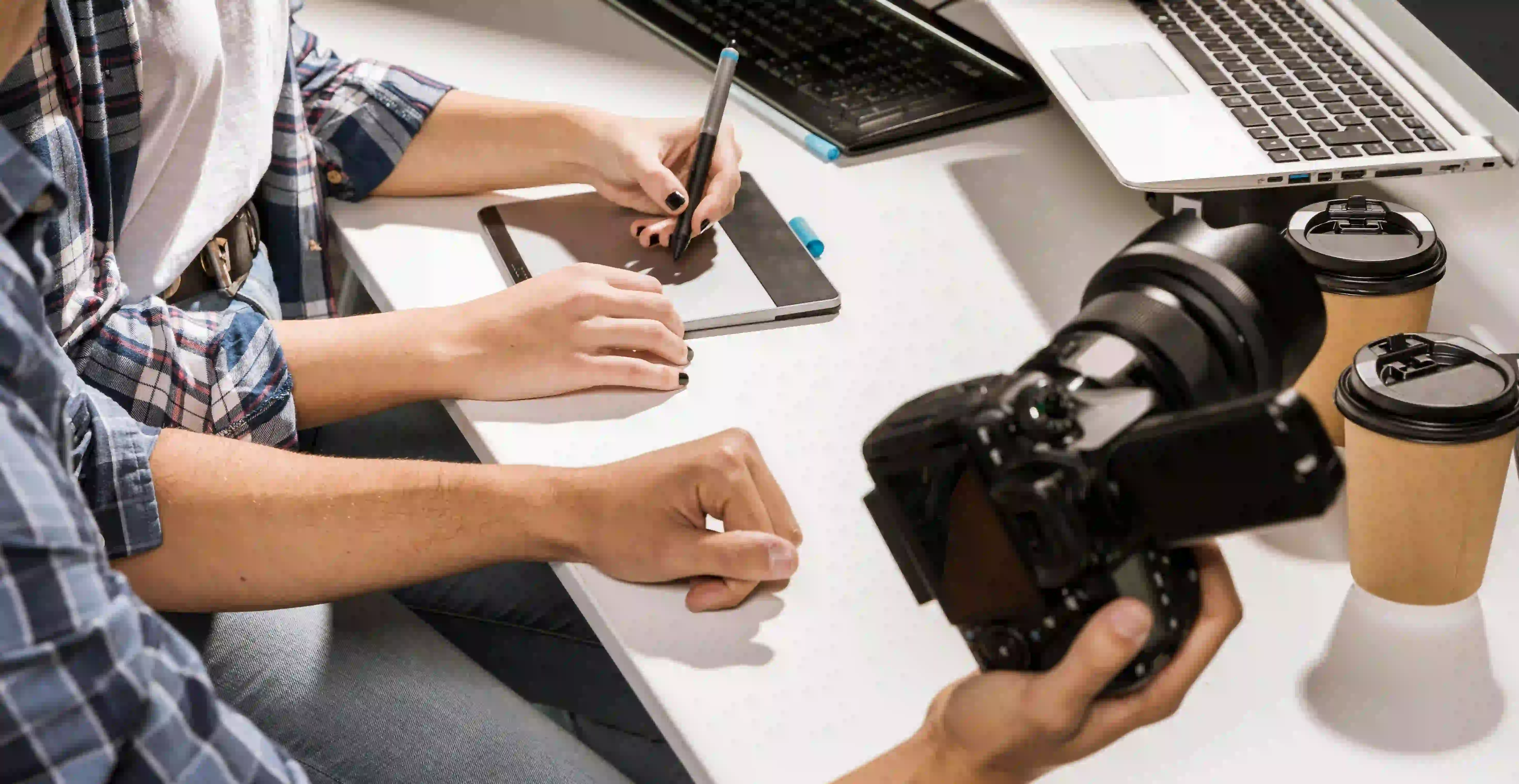 A behind-the-scenes look at a video production crew, highlighting a repeatable interview and shoot process for testimonial videos.