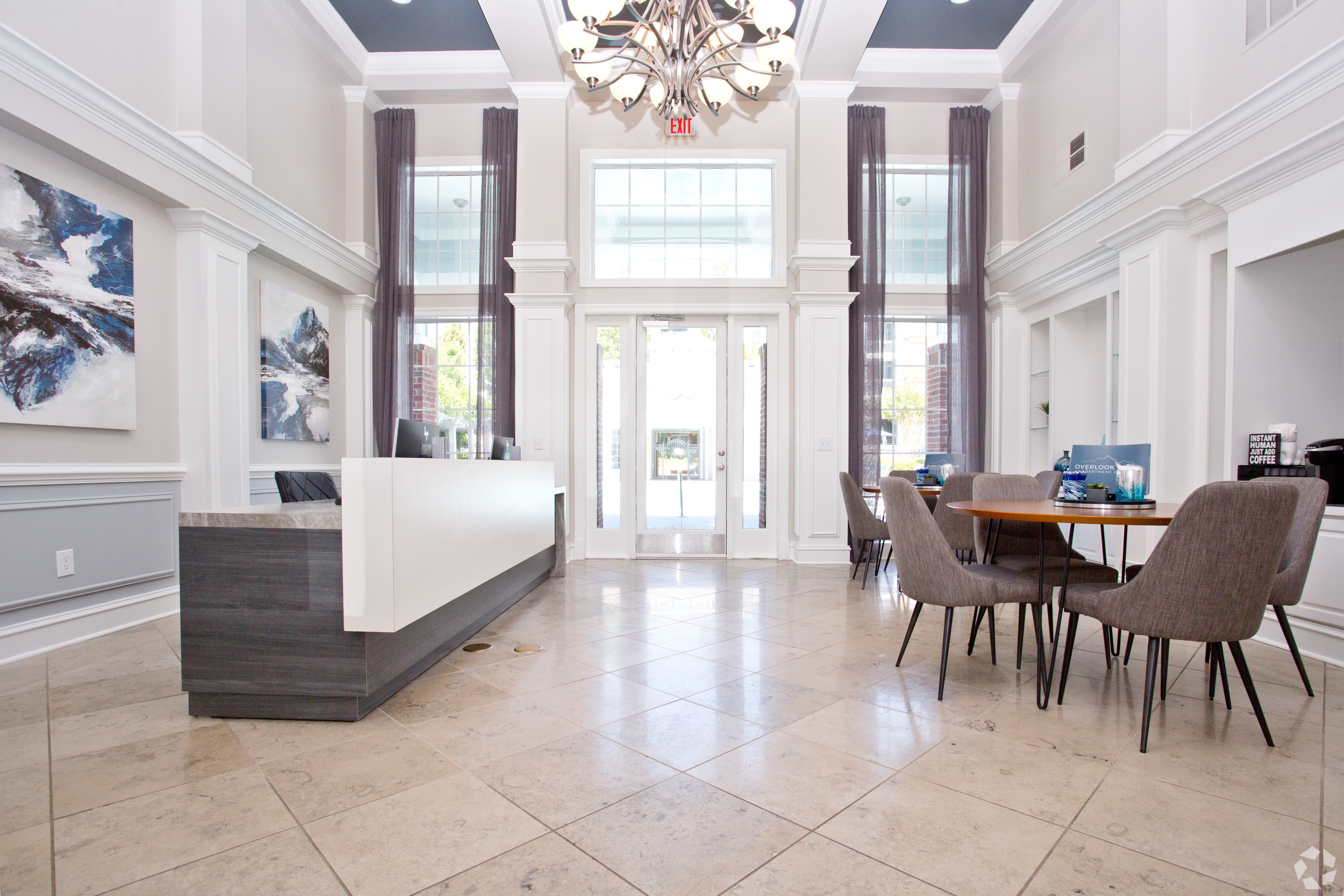 clubhouse seating area