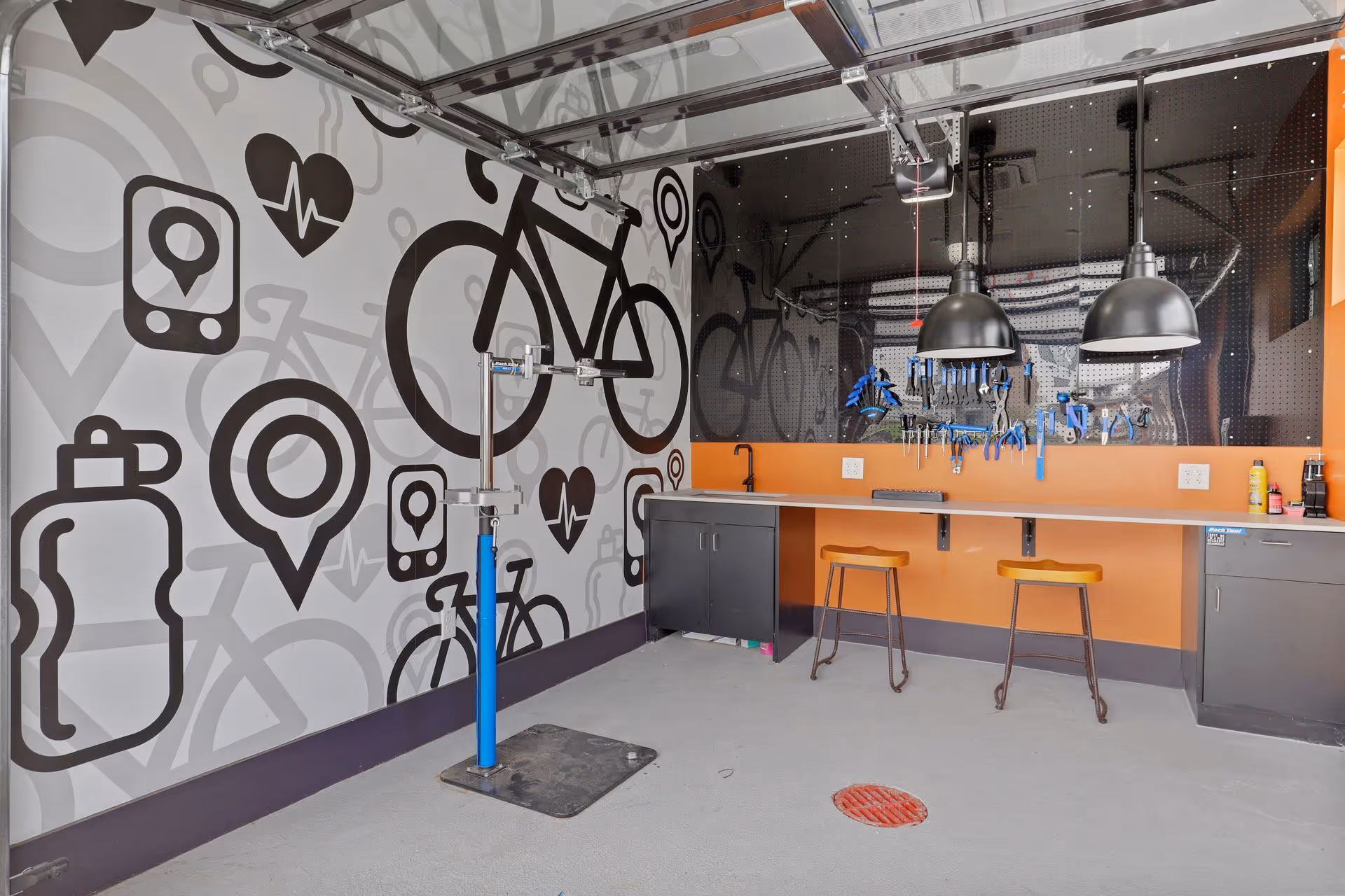 Bike storage room