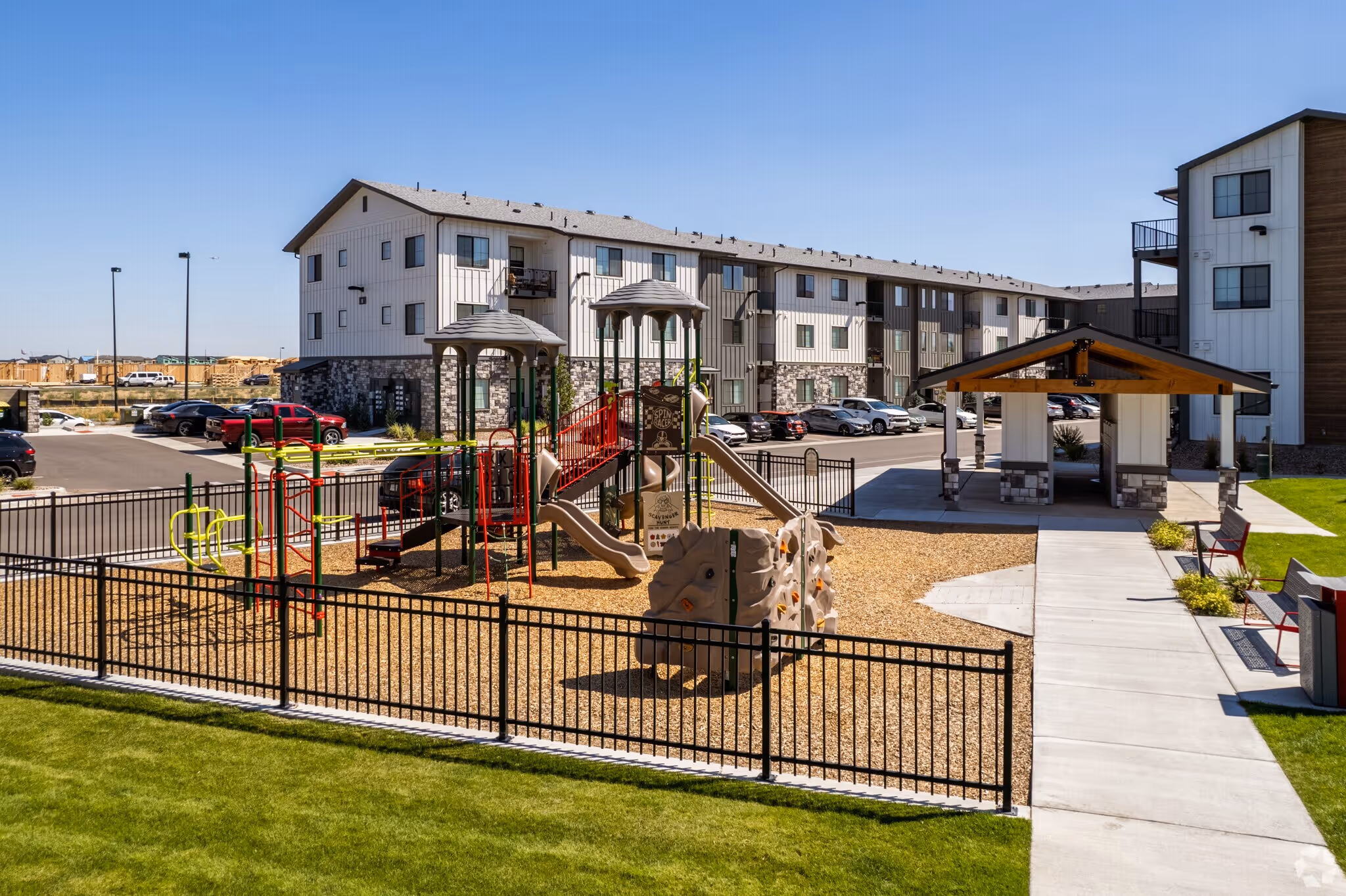 Outdoor playground and park 