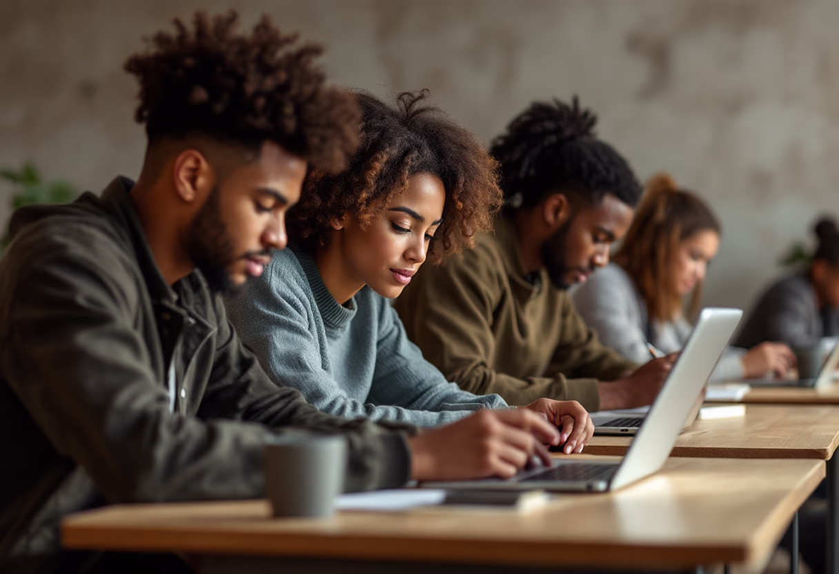 image of students using technology for edtech