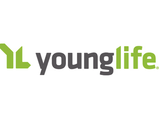 Young Life logo with stylized green 'YL' icon and text 'young life' in gray and green.