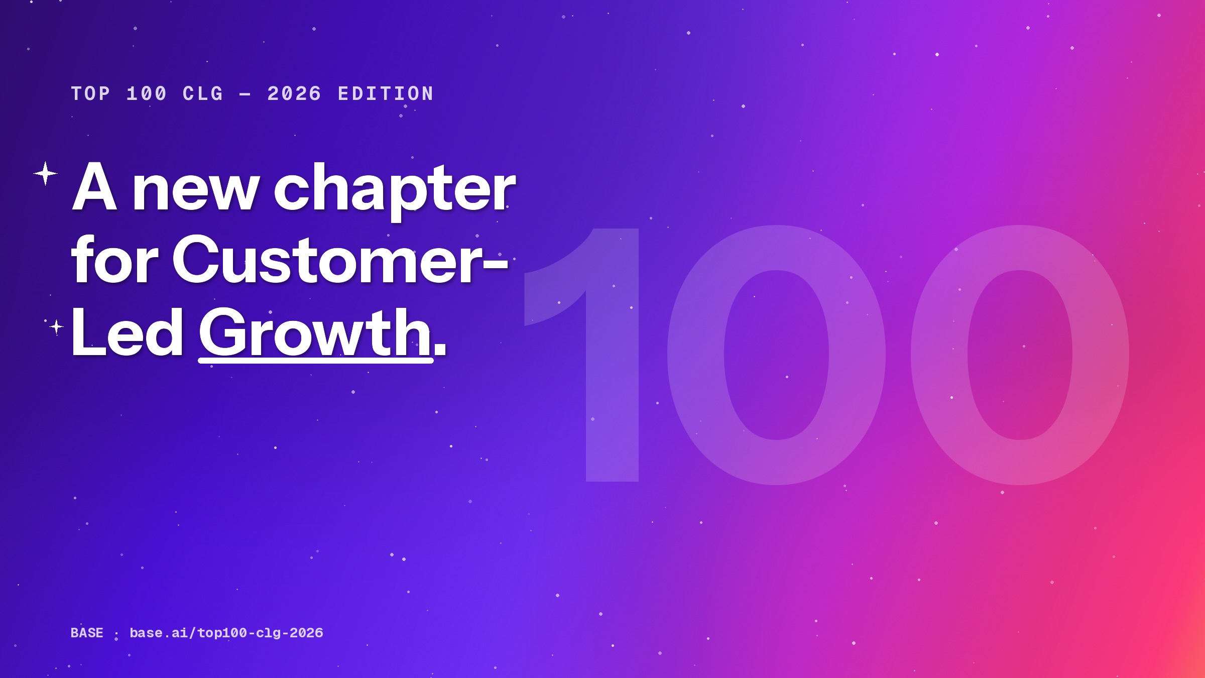TOP 100 CLG — 2026 EDITION: A new chapter for Customer-Led Growth