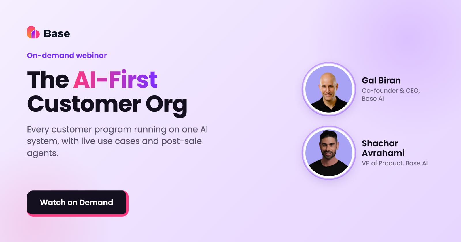 The AI-First Customer Org: All Customer Programs on One AI System