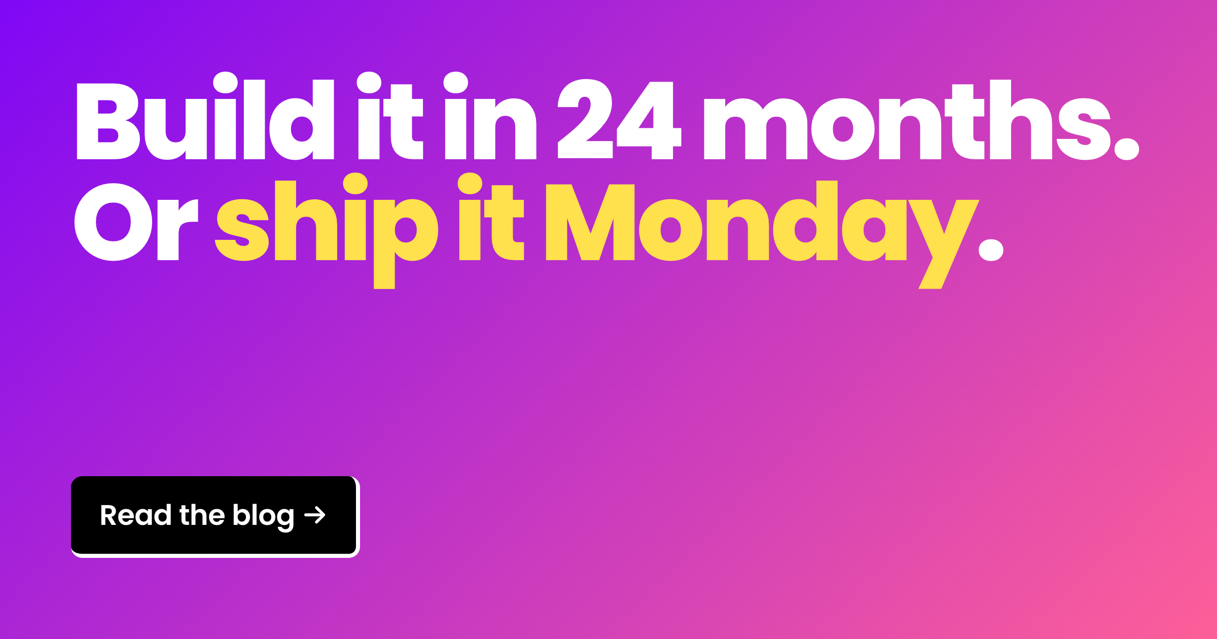 Build it in 24 months. Or ship it Monday. Base AI on build vs. buy the AI Engagement OS.