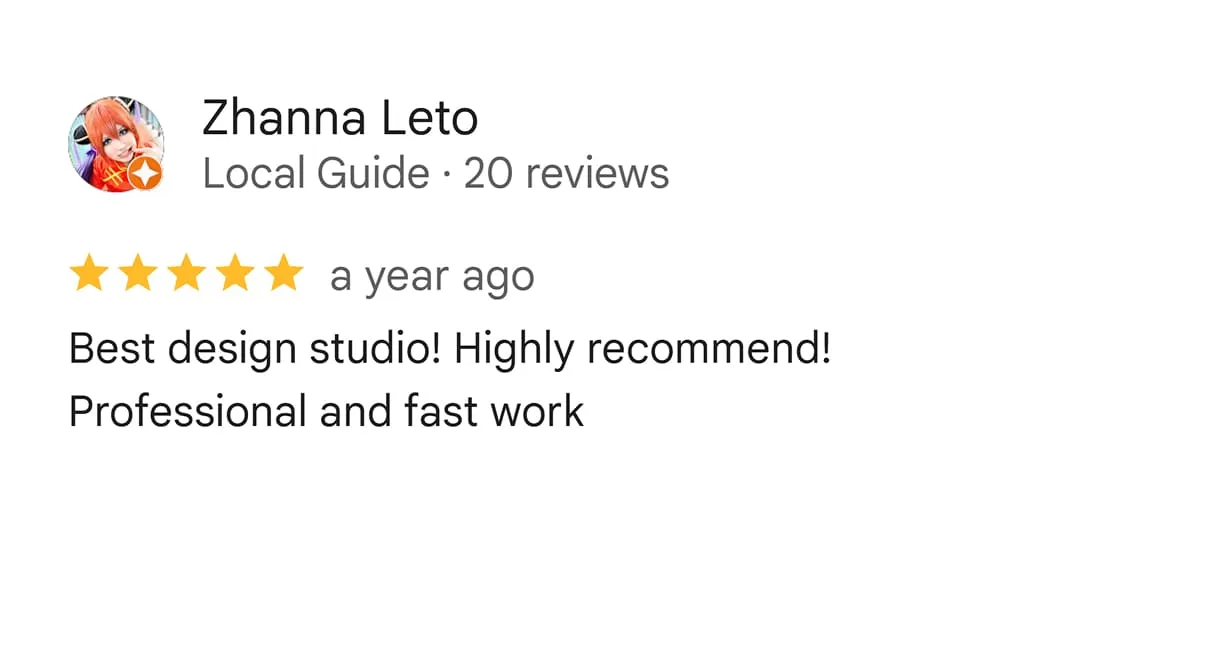 Best design studio! Highly recommend!
Professional and fast work