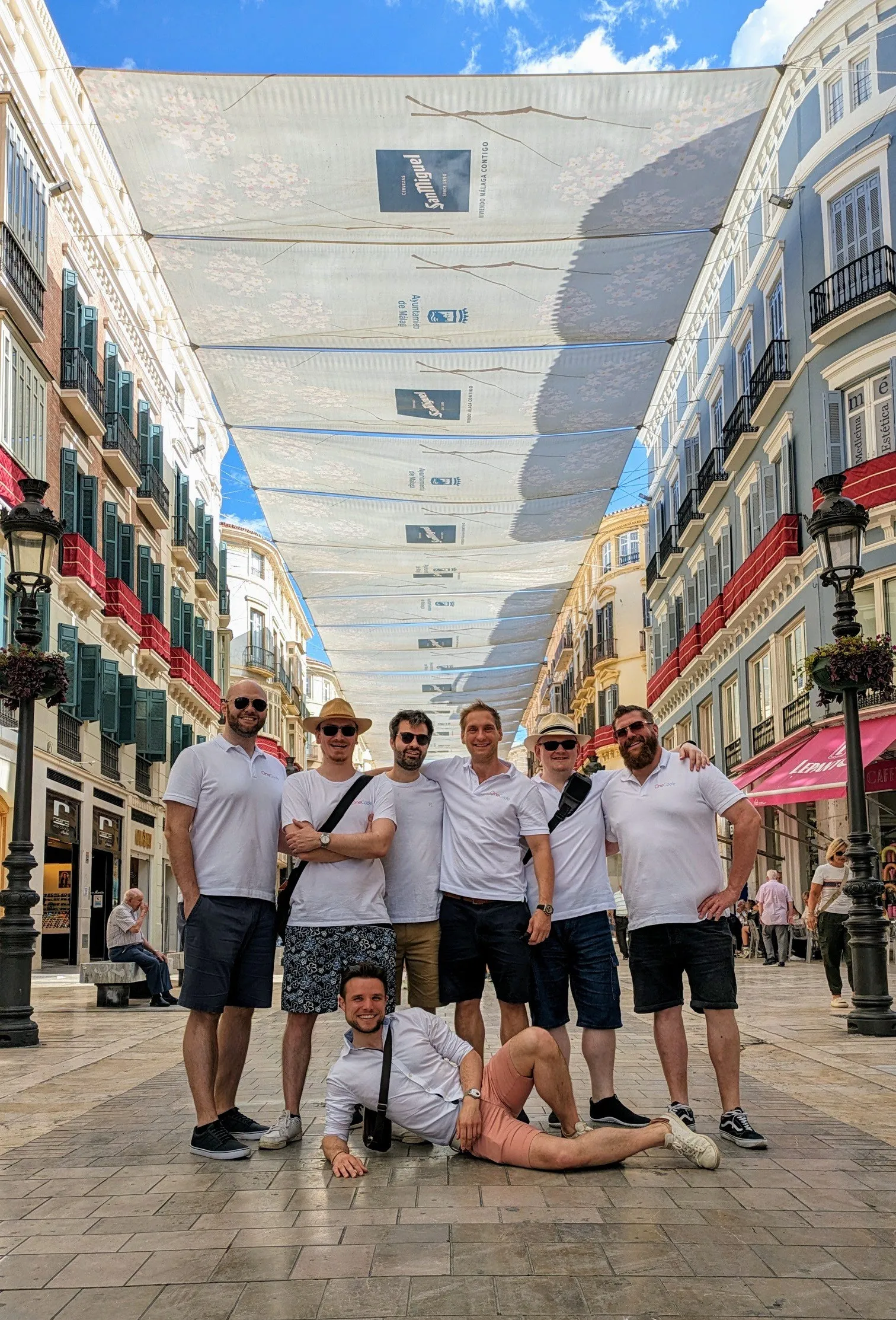 OneCode-Entwickler auf Teamevent – starke Gemeinschaft außerhalb des Büros.