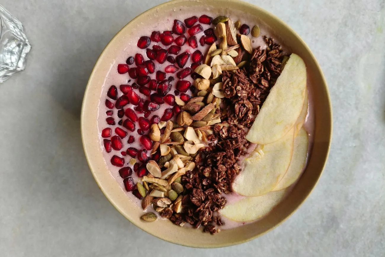Blended Cottage Cheese Smoothie Bowl