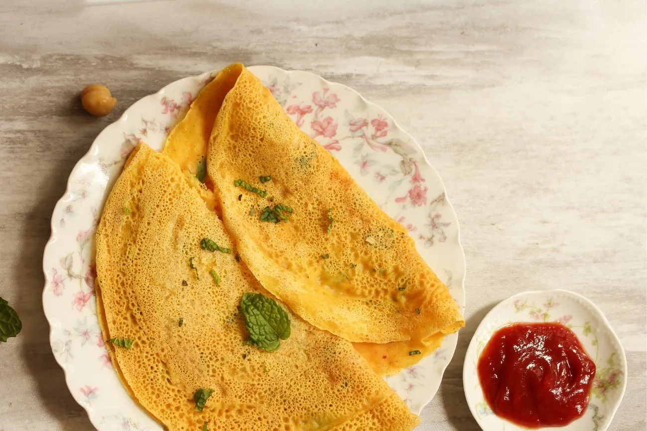 chickpea flour pancakes