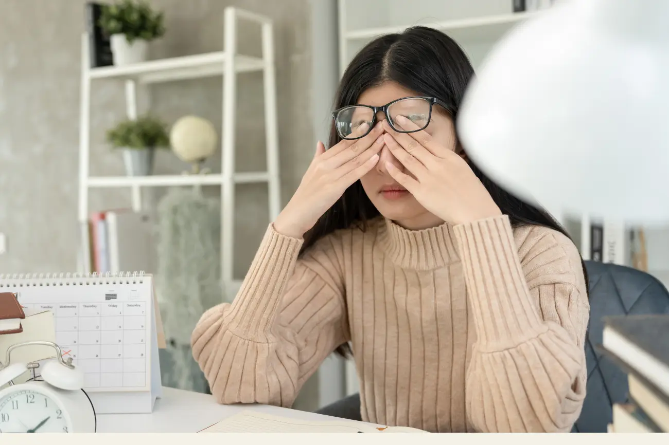 Women stressed from blood sugar crash