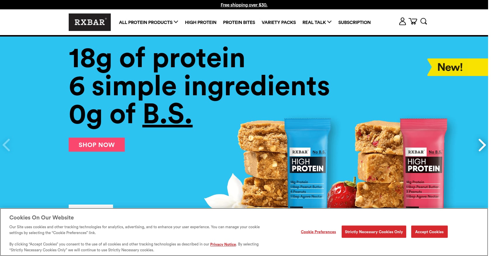 RX Bars Screenshot