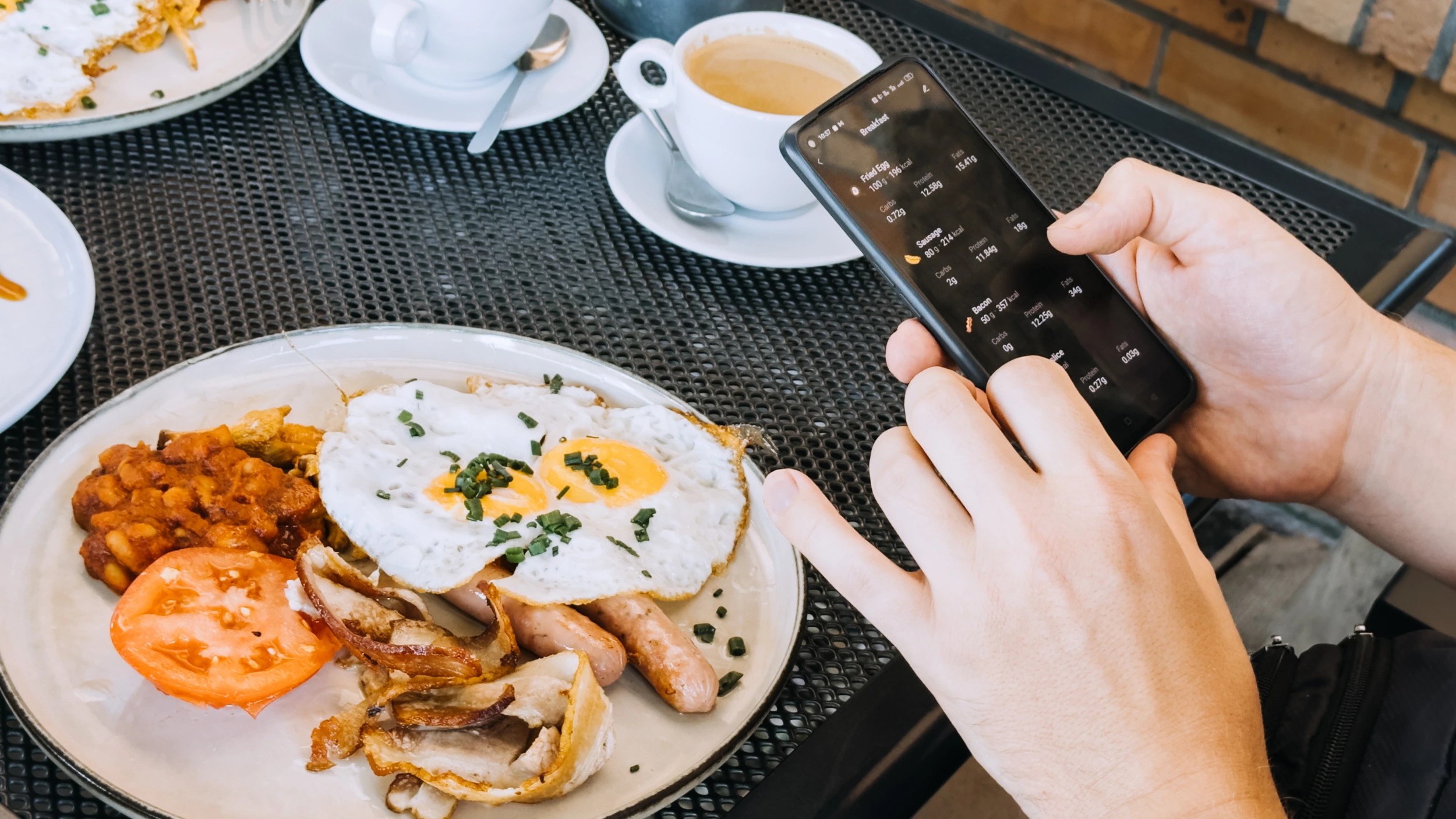 AI Nutrition App tracks a meal