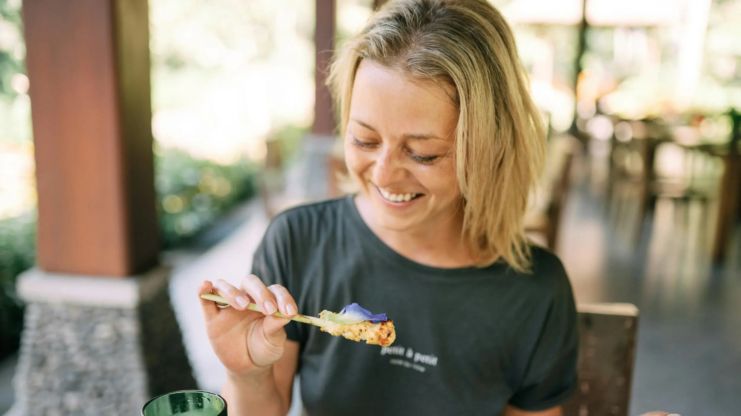 women practicing intuitive eating