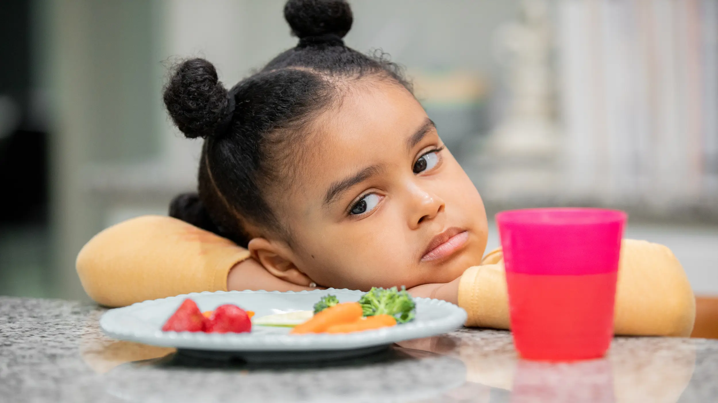 picky child refusing their dinner