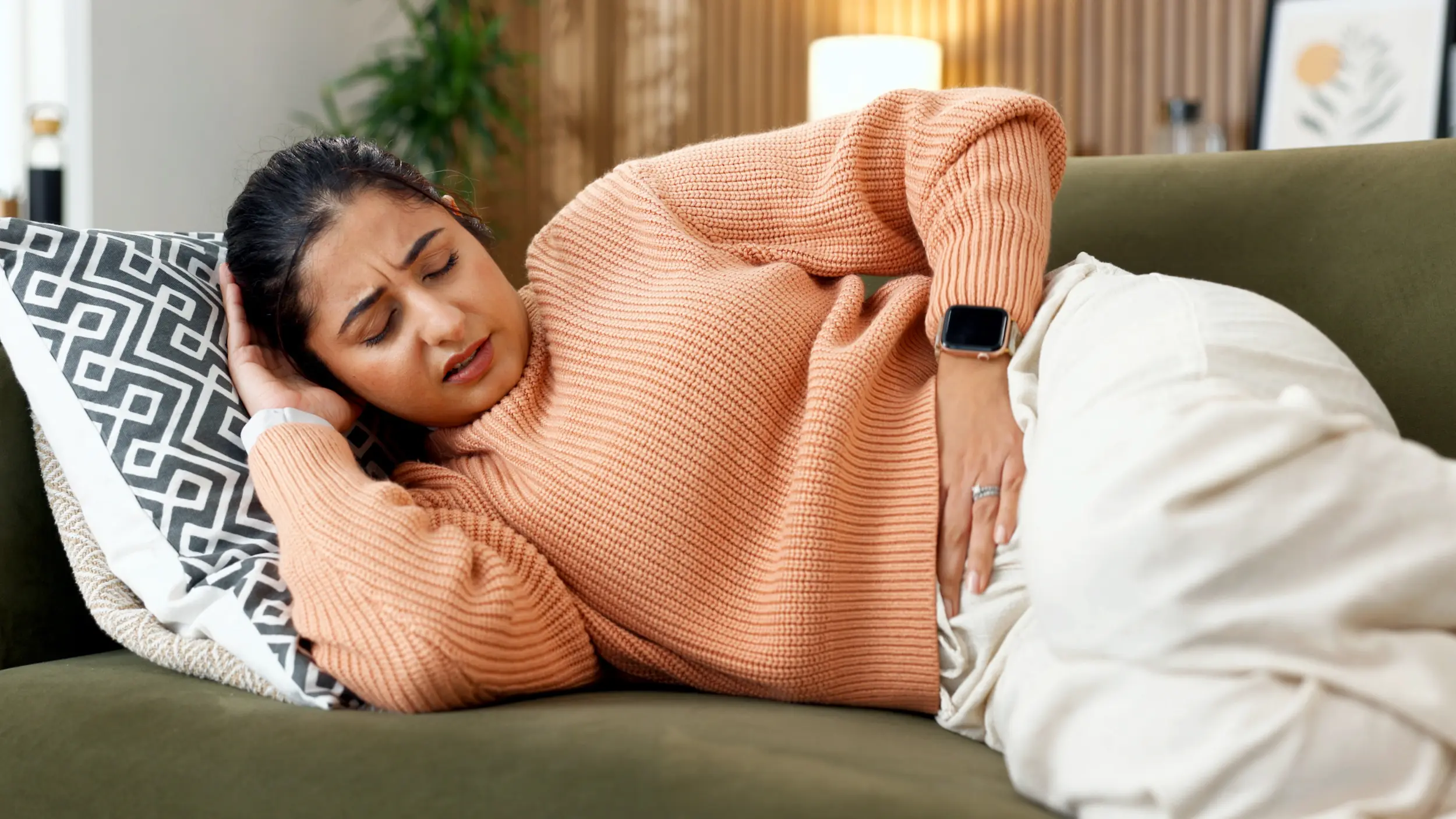 Women with IBS on the couch