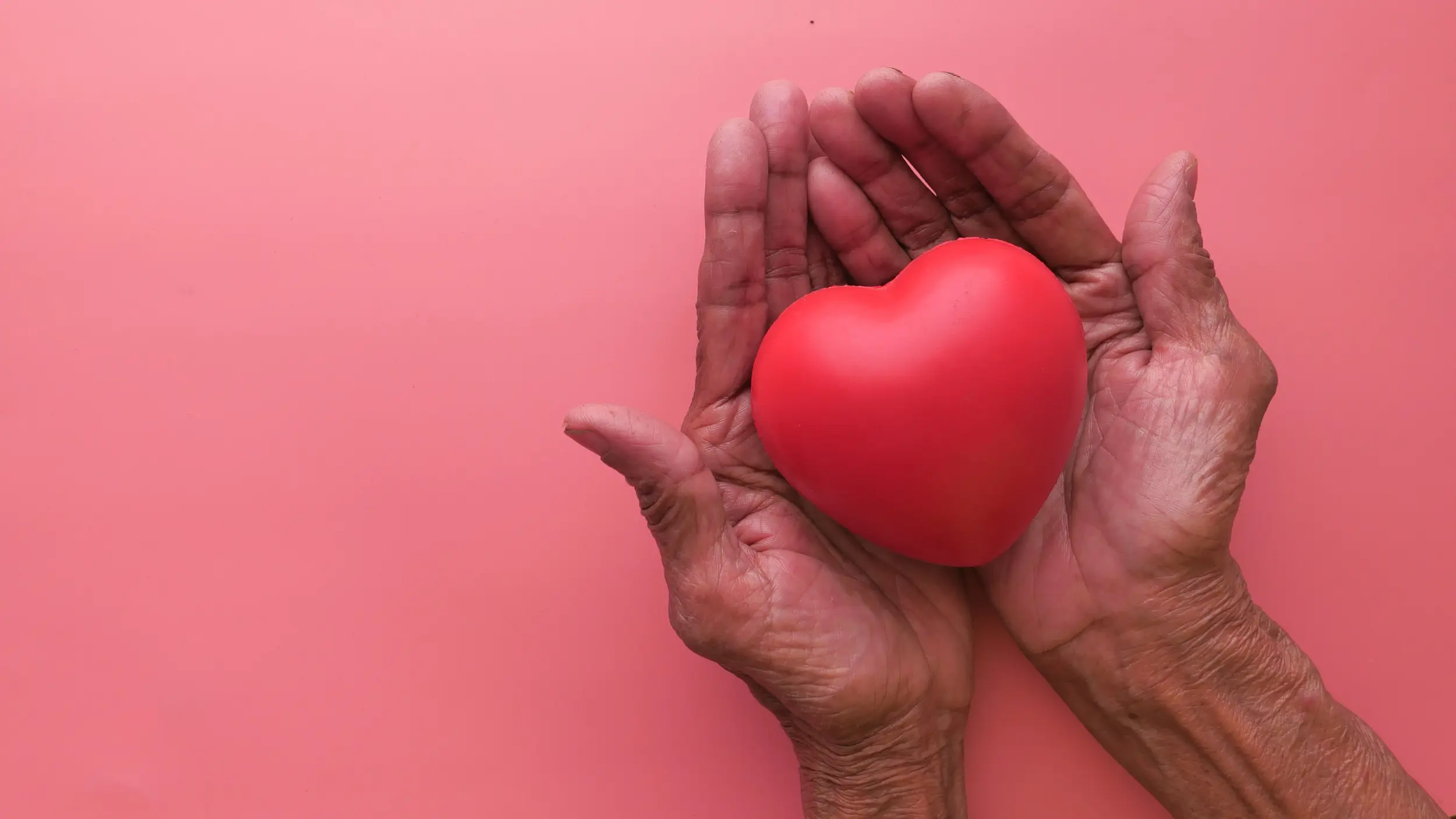Hands in heart