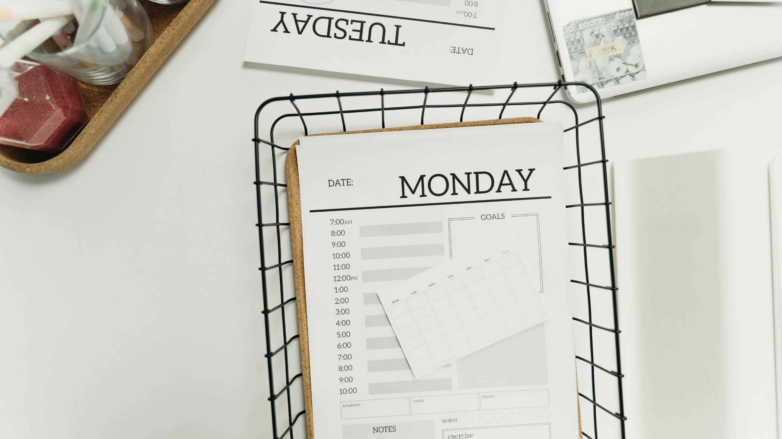 weekly food log to restart on monday