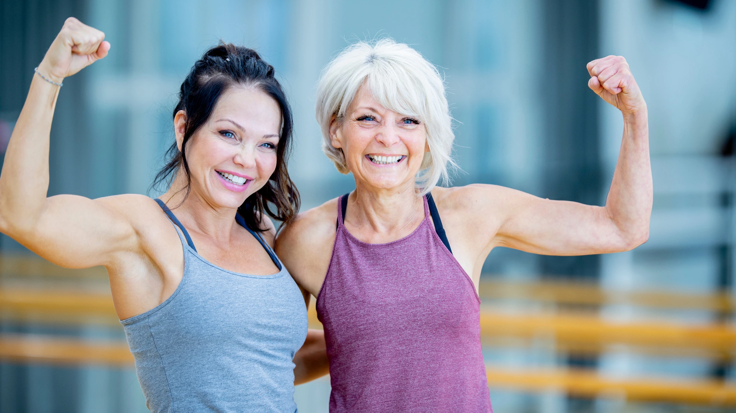 Mother and daughter celebrating NSV (non-scale victory)