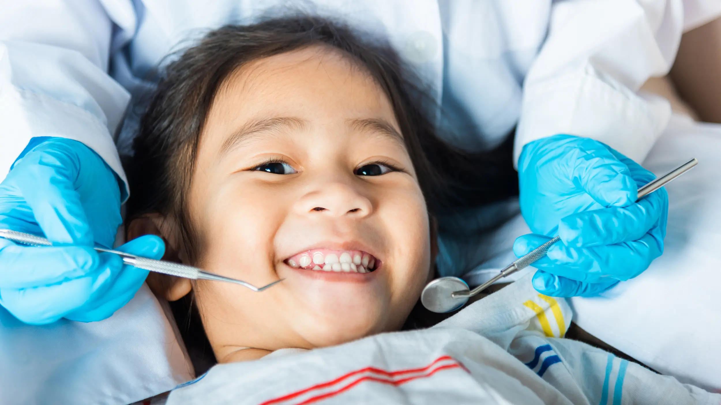 Child at the dentist