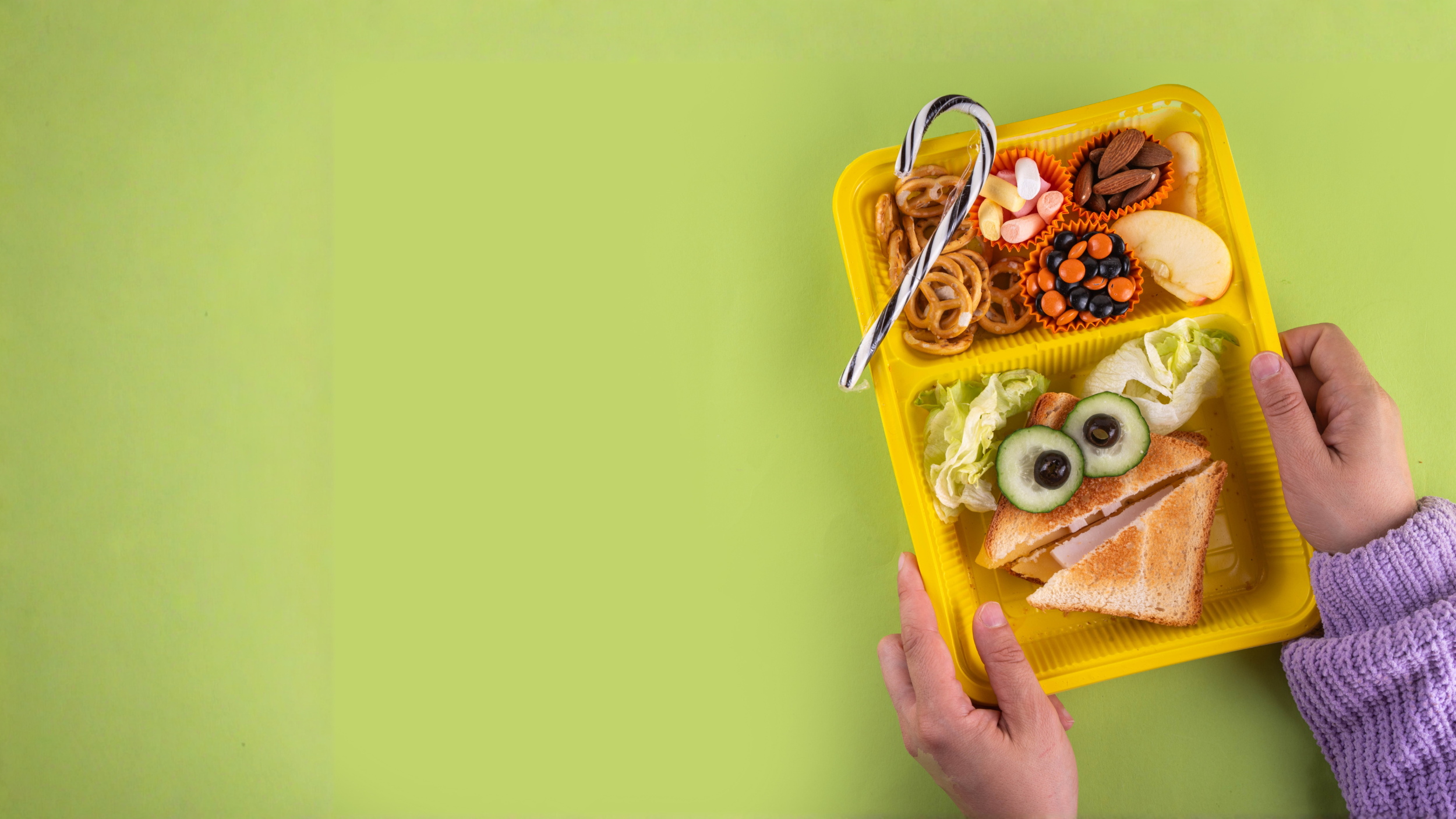 Kids school lunch by a dieitian