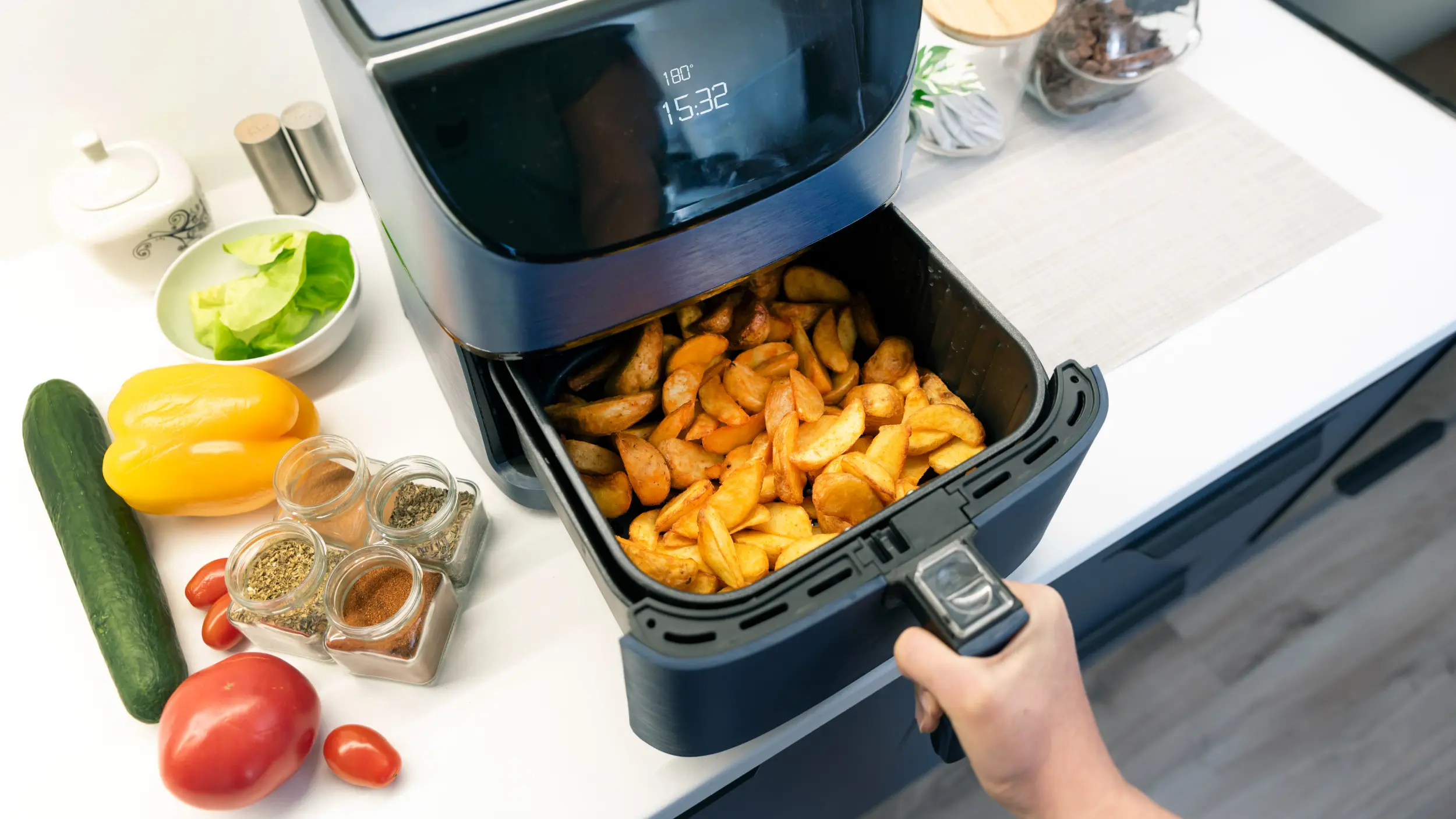 air fryer roasted potatoes dietitian friendly