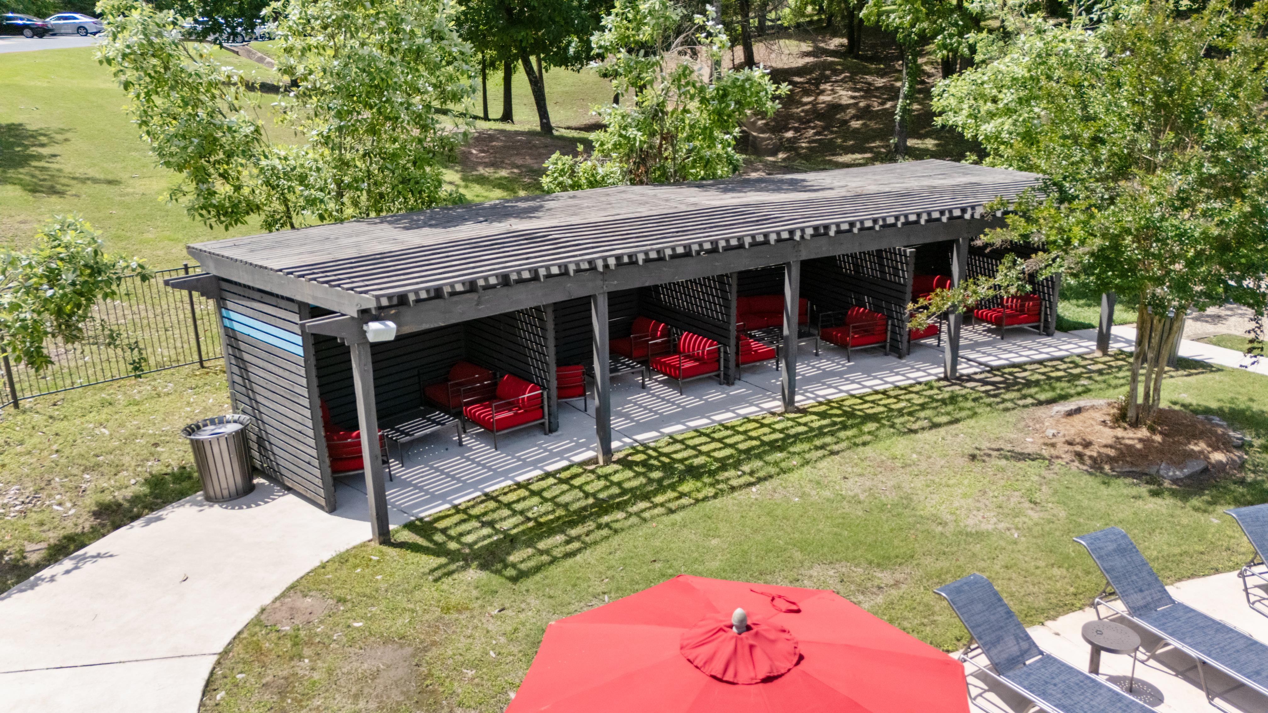 Outdoor Seating Area from above