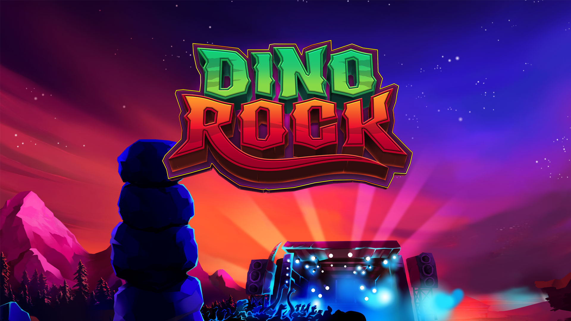 Thumbnail del juego Dinorock de Bravo Games, mostrando la máquina de tragamonedas con temática de dinosaurios