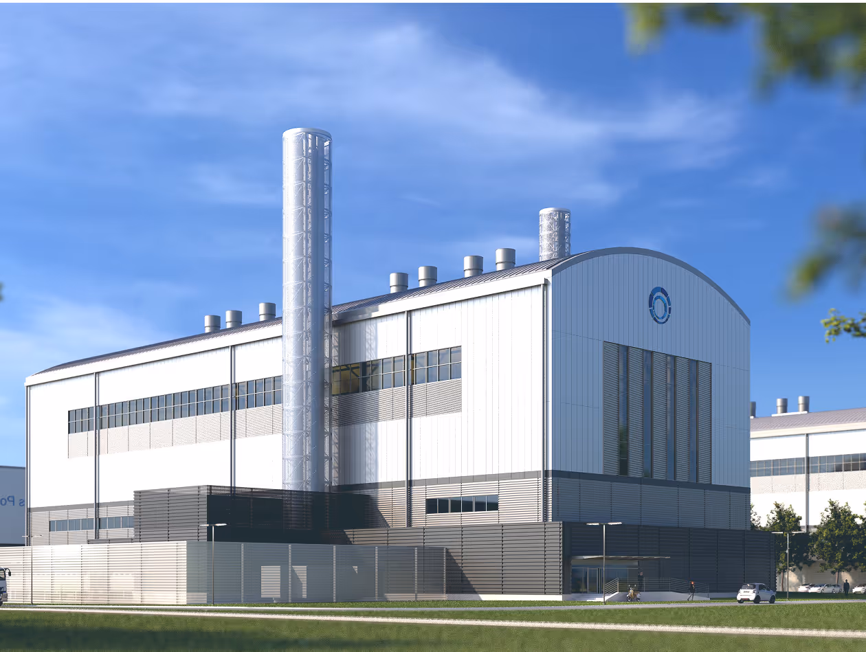 Rendering of the Hermes project